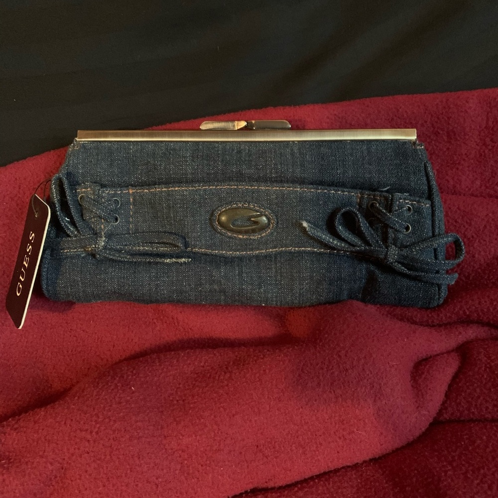 Guess Denim clutch